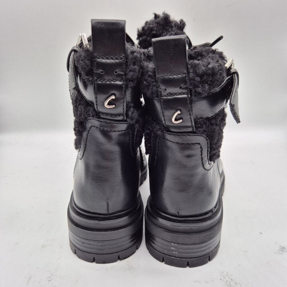 Circus by Sam Edelman Women's Boots Size 7 Gretchen Shearling Hiker Black - Picture 5 of 9